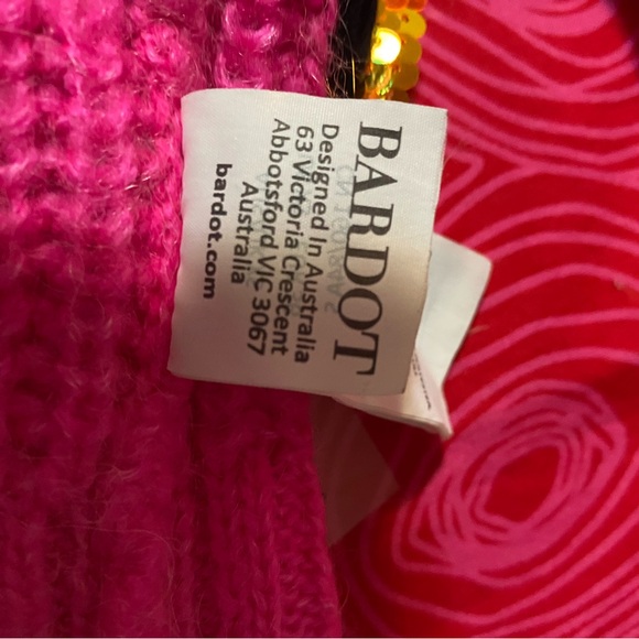 Bardot pink sweater XS long and baggy - Picture 7 of 9